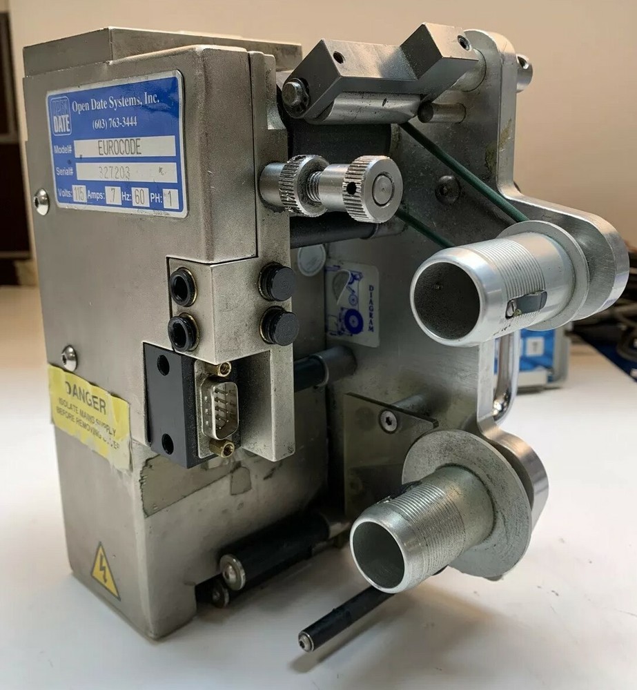 Open Date Eurocode 300 Hot Foil Label Printer W/Digital Controller Model 208001