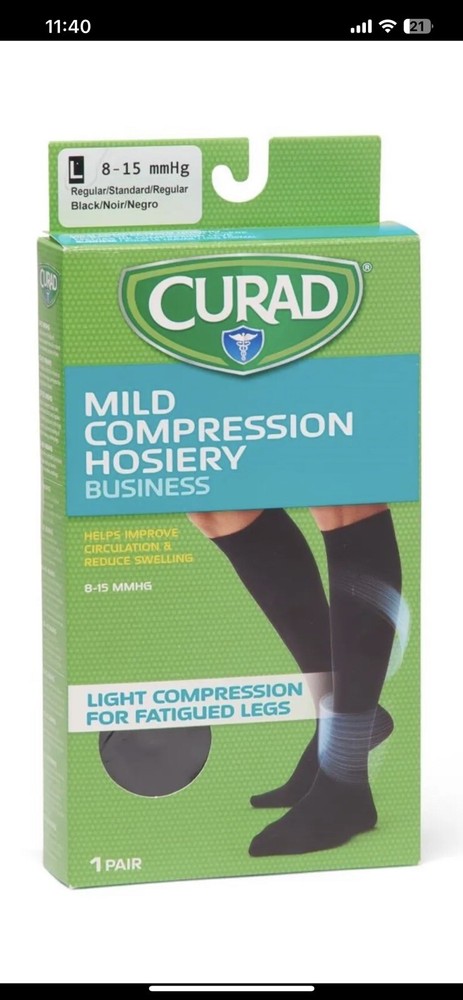CURAD Compression Socks new no box