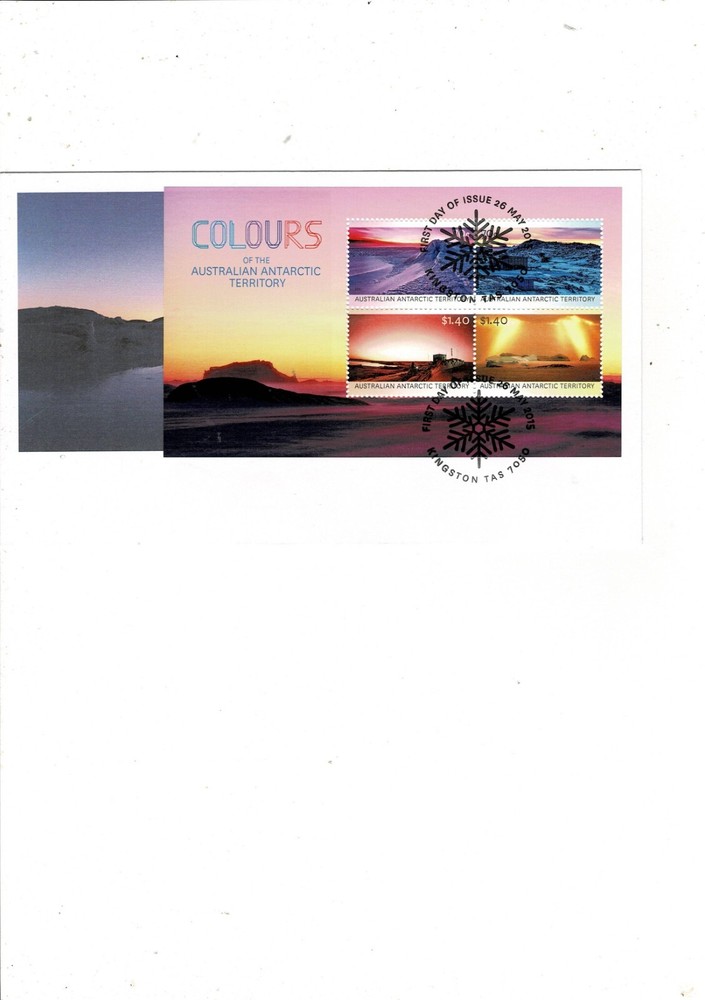 AUSTRALIA  2015 COLOURS FDC