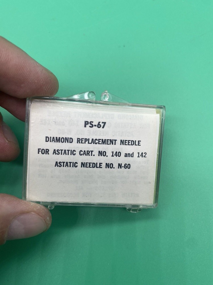 Replacement Transcriber Diamond Phonograph Astatic Needle N72 PS-67, N-60 New