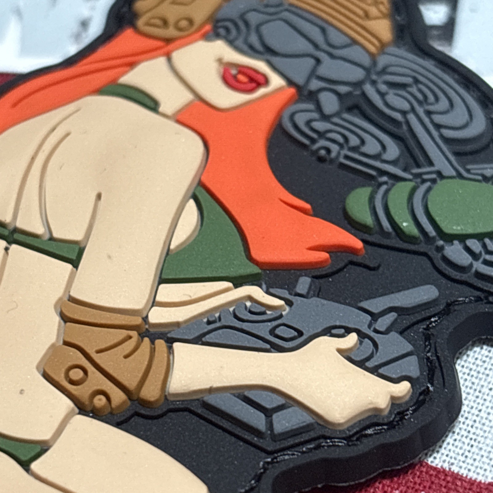 PvC 3D Drone Girl Flyin High Morale Tactical Hook And Loop Patch LG 3.5x2.5”