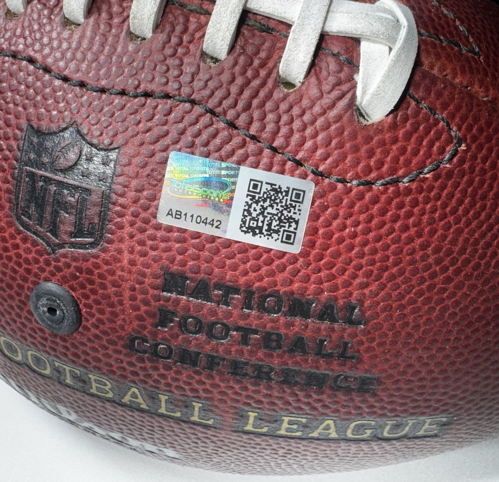 Pittsburgh Steelers Troy Polamalu Signed Autographed 2009 Game Used NFL Football