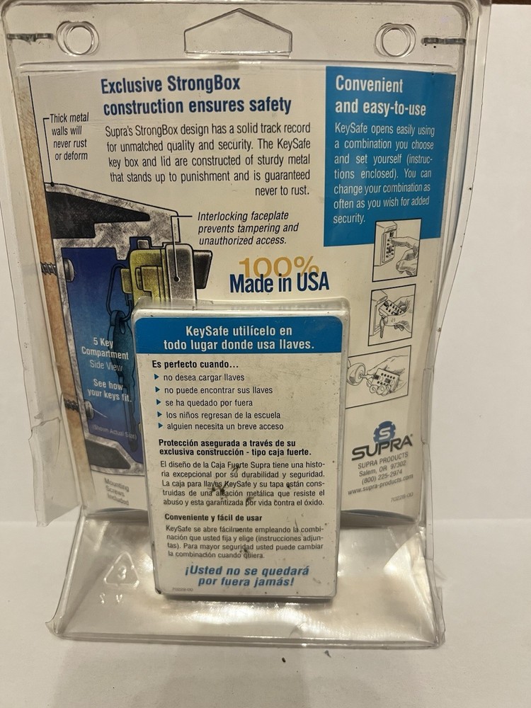 Kidde KeySafe Slimline Spare Key Storage