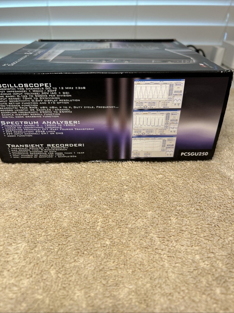 Velleman PCSGU250 USB-Based PC Oscilloscope & Function Generator