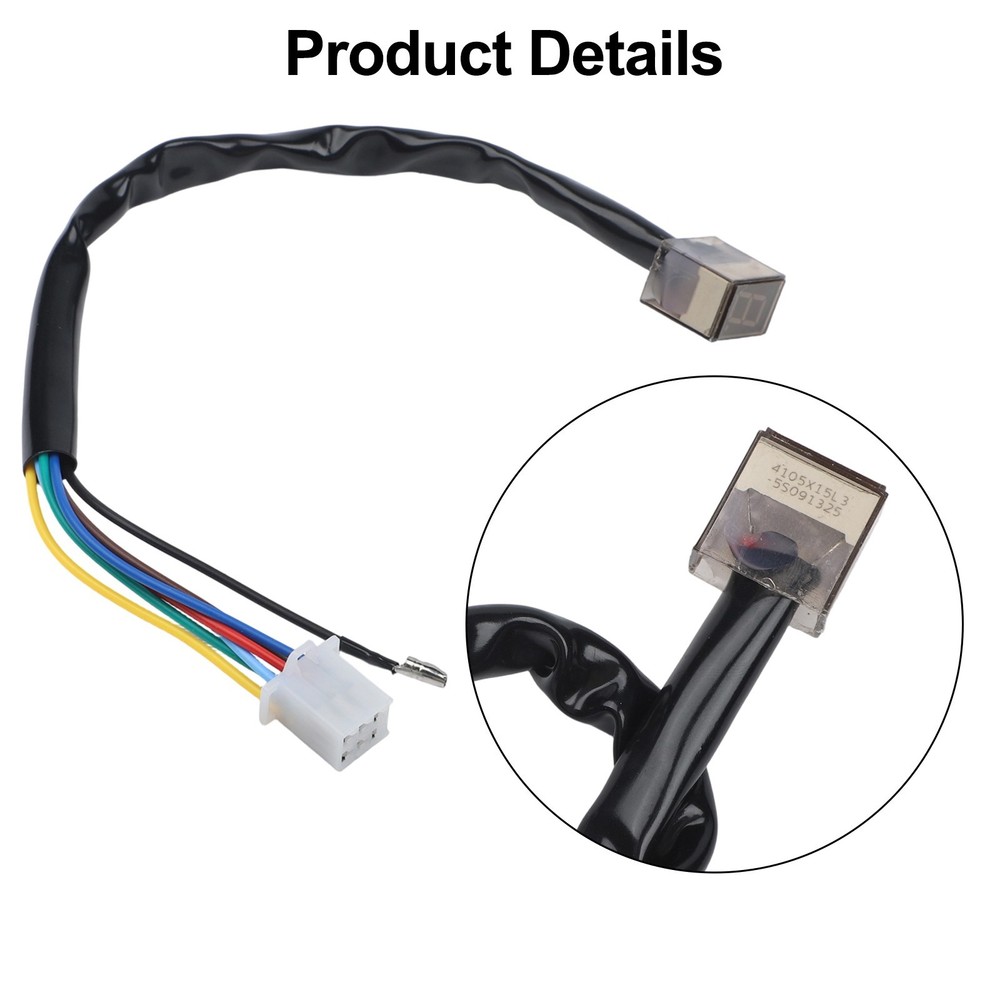 Gear Shift Sensor Display Red Display Color Gear Indicator 32.5cm Black