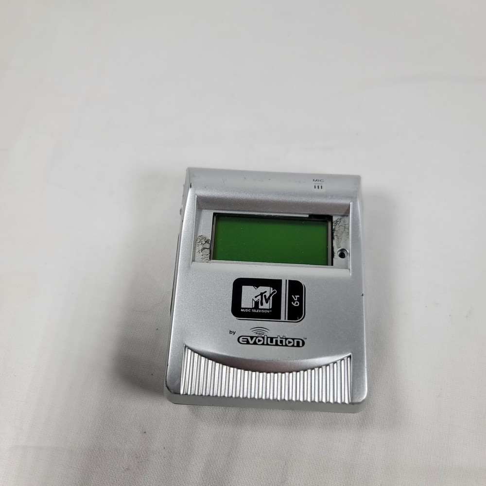 For Parts! MTV 64 Evolution Mp3 Player, Missing Battery Voer & Front Screen...