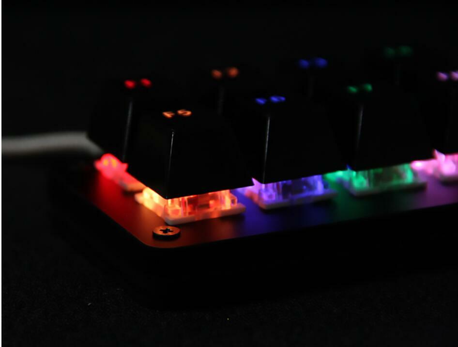 Macro function Keyboard Shortcut Mechanical Keyboard RGB Backlight 8 key Custom