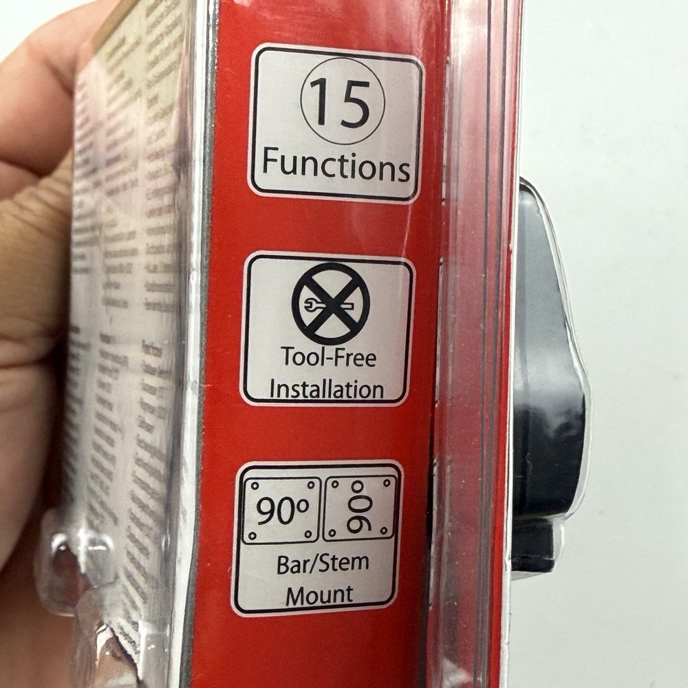 RavX Tactix 2 /15 Function Wireless Cycling Computer /Speed, LCD/ Black