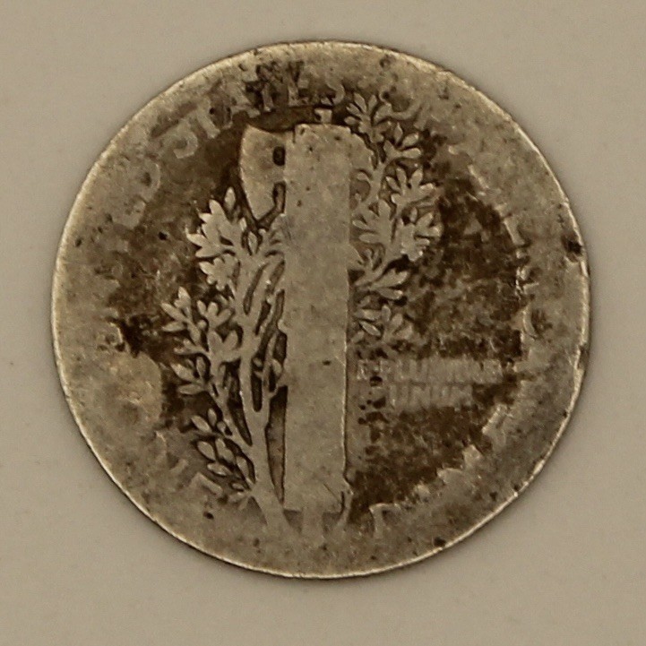 1924 Mercury Dime