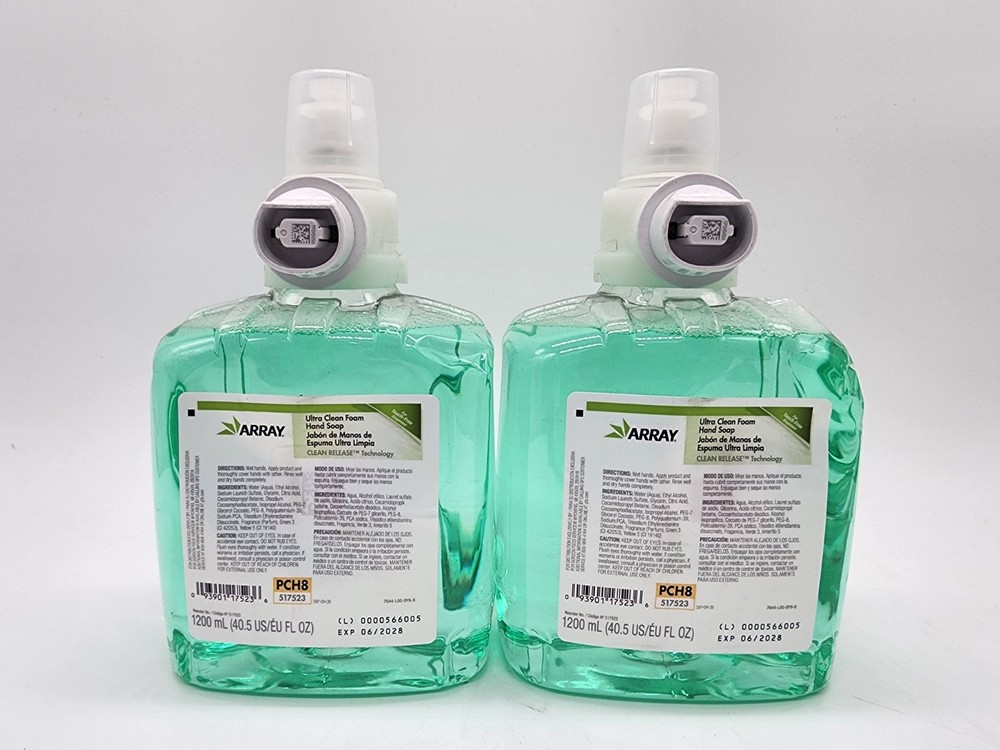 Array Ultra Clean Foam Hand Soap Refill 1200mL Clean Release Exp 06/2028