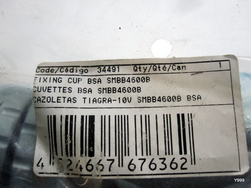 Shimano BB-4600 Tiagra bottom bracket cups - British thread