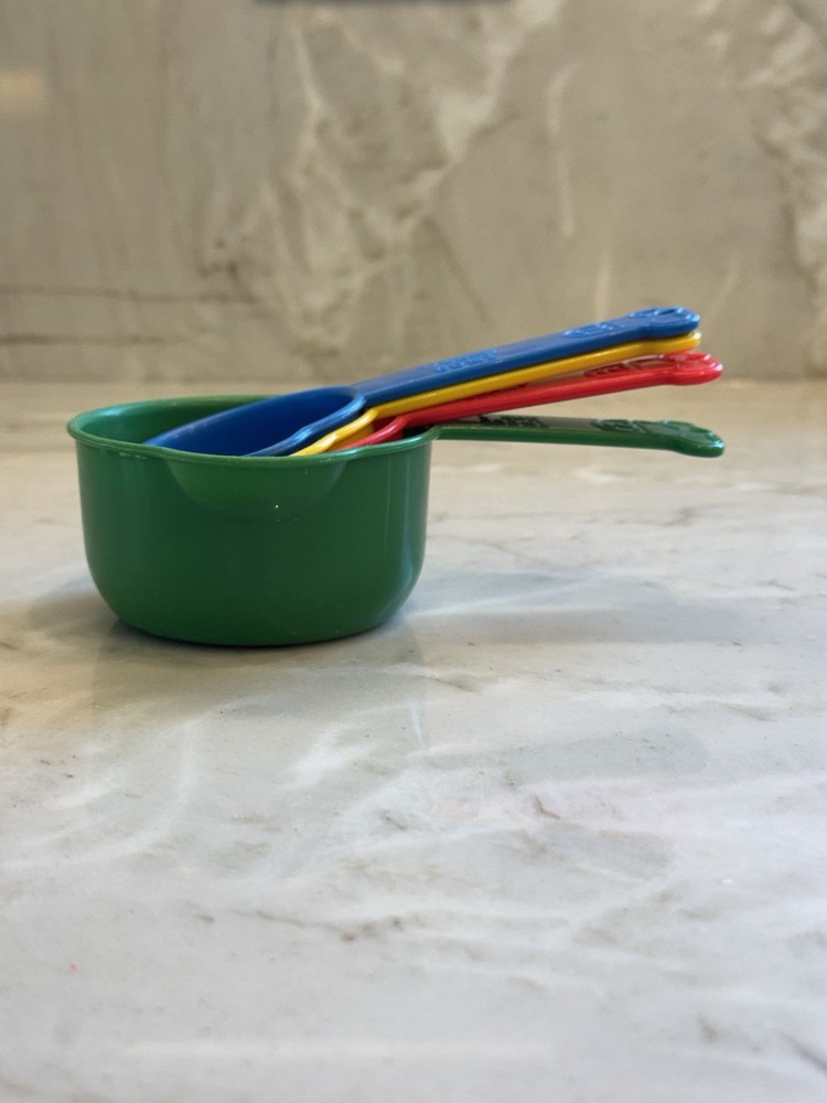 Plastic Nesting Measuring Cups, 1/4 Cup Up To 1 Cup