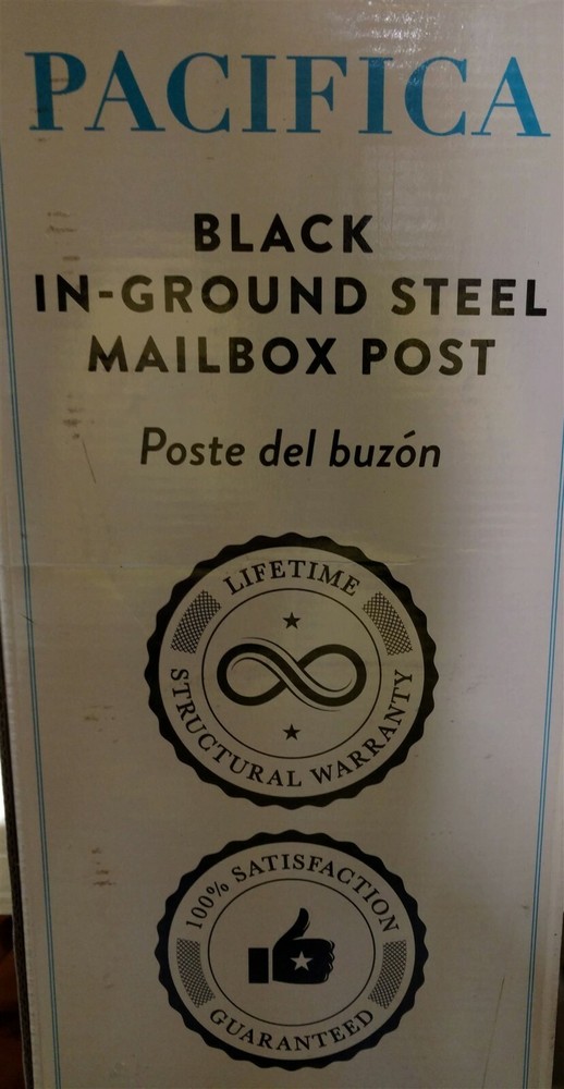 Architectural Mailboxes In Ground Steel Mailbox Post Kit - Pacifica