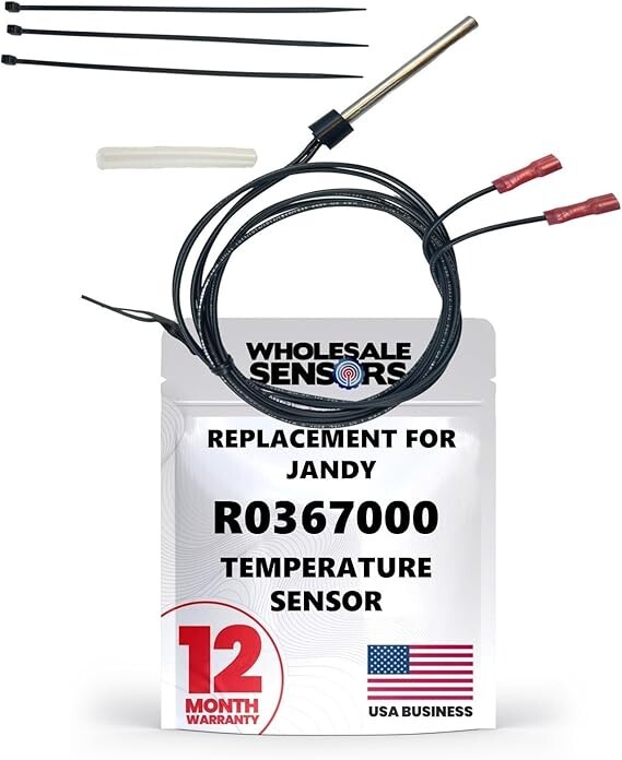 Jandy R0367000 Replacement Temperature Sensor for Pool and Spa Heater