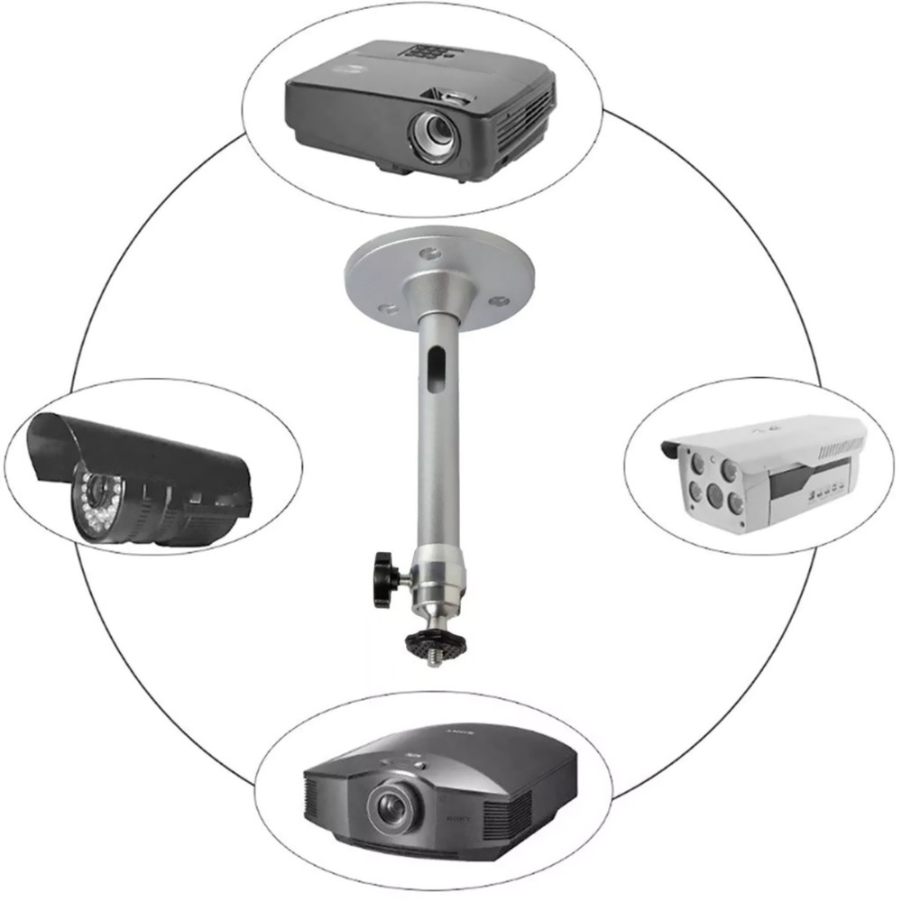 360° Rotatable Universal Wall Ceiling Mount Stand For Mini Projector DVR Camera