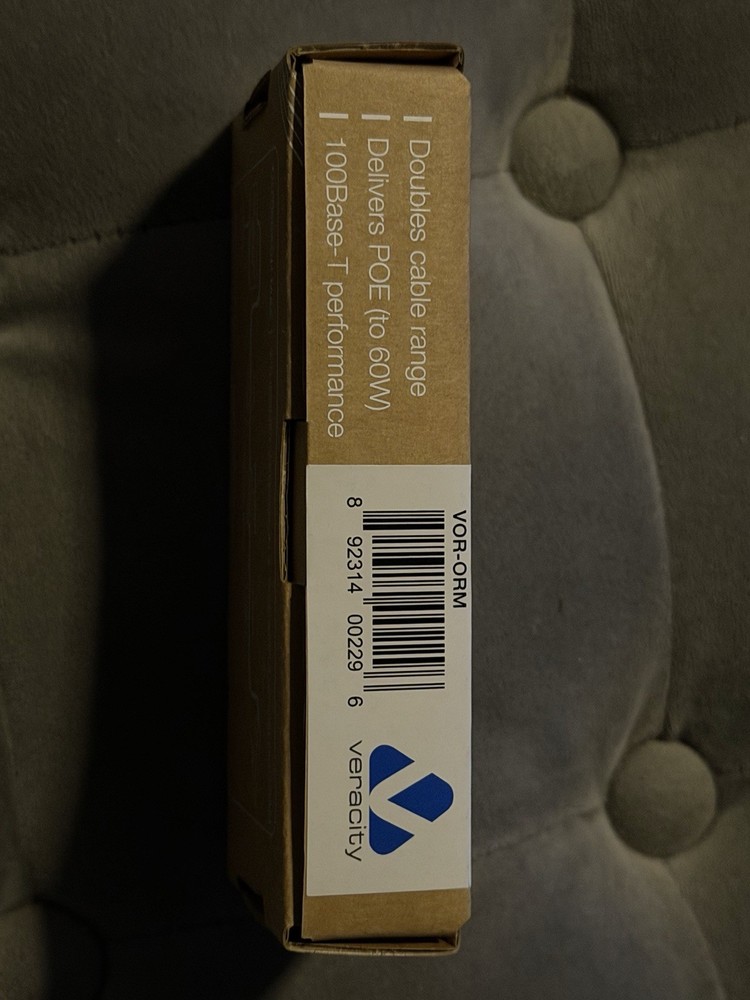 Veracity Outreach Max VOR-ORM Ethernet Range Extender POE+