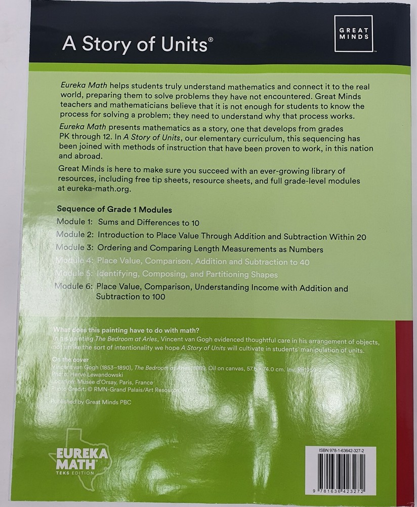 Eureka Math TEKS Edition Succeed Grade 1 Modules 4 & 5 Workbook