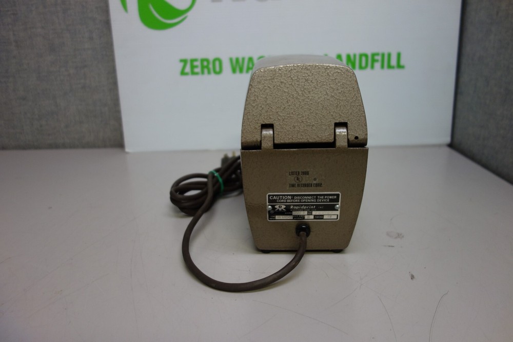 RapidPrint AR-E Electric Date Time Clock Stamp Machine [NO Key]