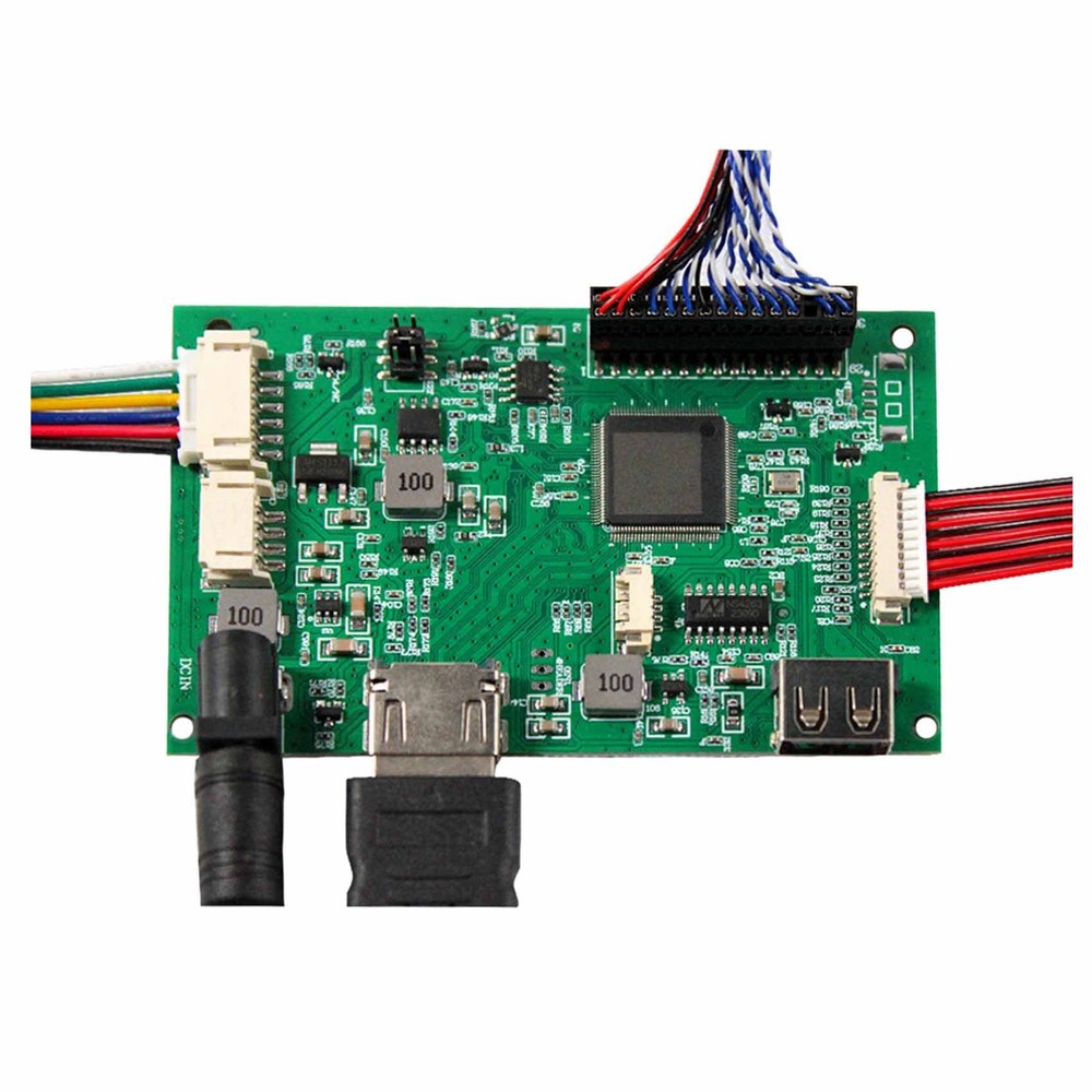 HD USB LCD Controller Board For 24inch DV240FBM-NB0 1920X360 LCD Screen