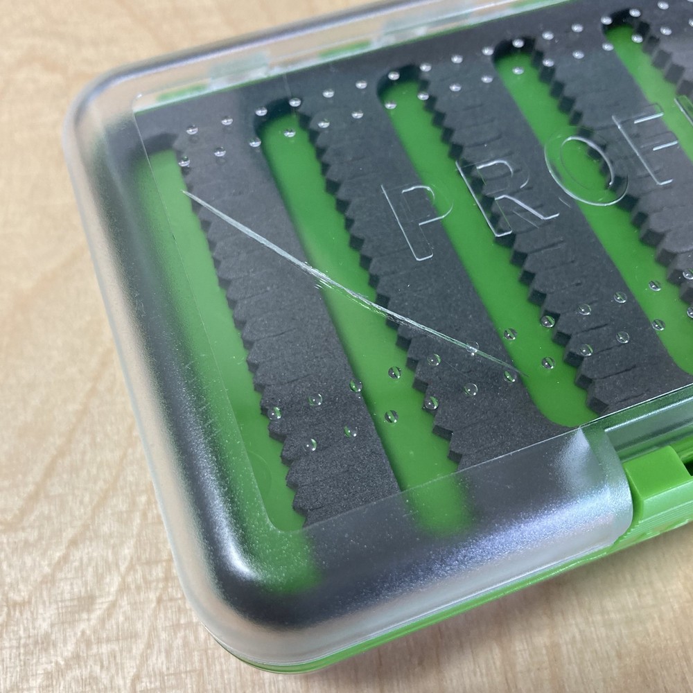 Leeda Profil Double Sided Clear View Fly Box Slotted Foam GRADE C