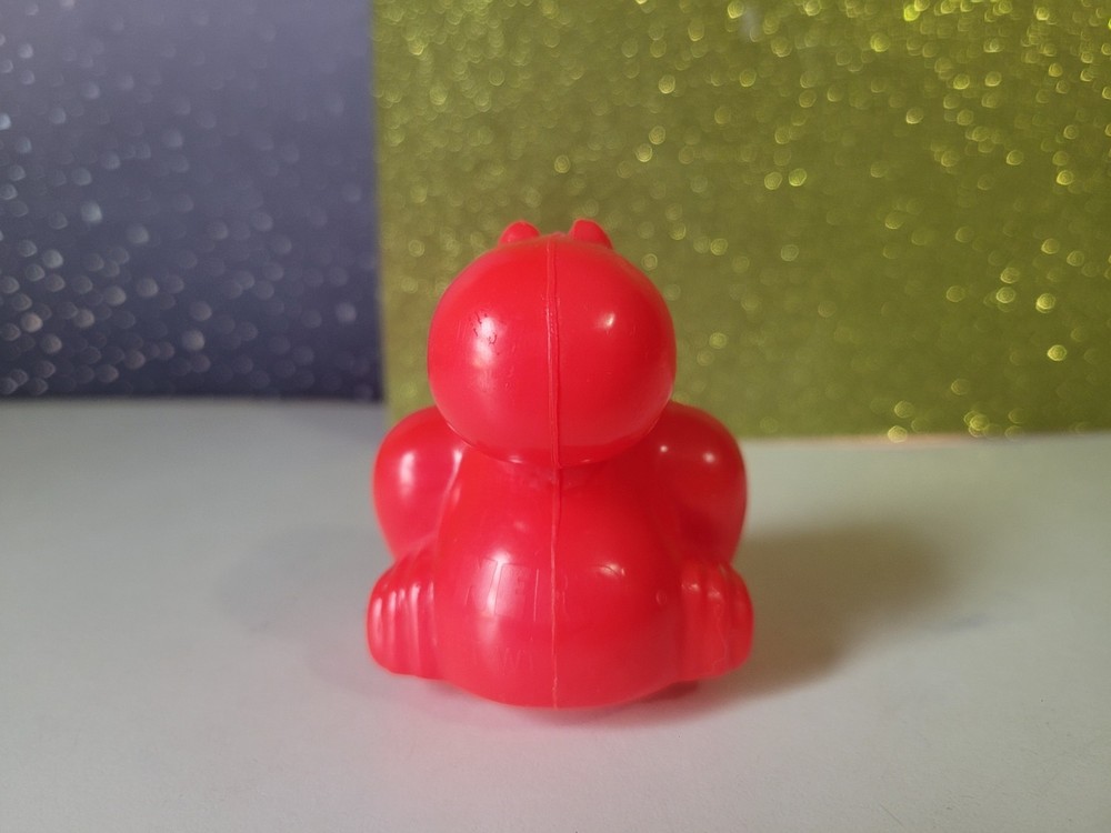 Vintage 1984 Red Nerds Plastic Container Willy Wonka Candy