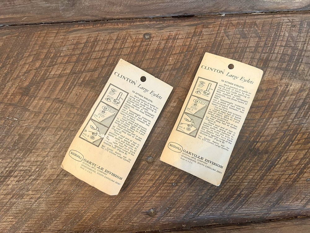 Scovill Large Eyelets W/Attaching Tool NIP