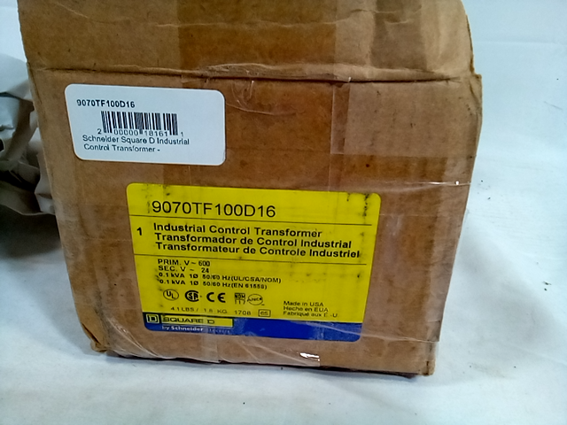 Schneider Square D Industrial Control Transformer