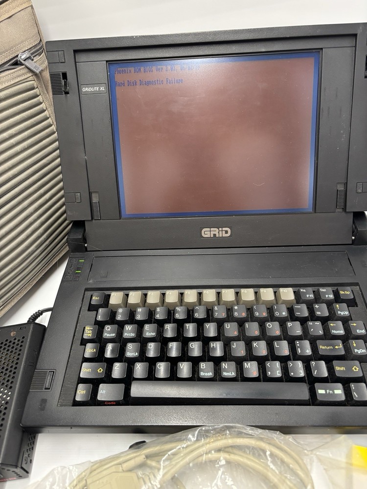 Grid Systems GRiDLITE XL - Vintage Computer - With External Drive As Is