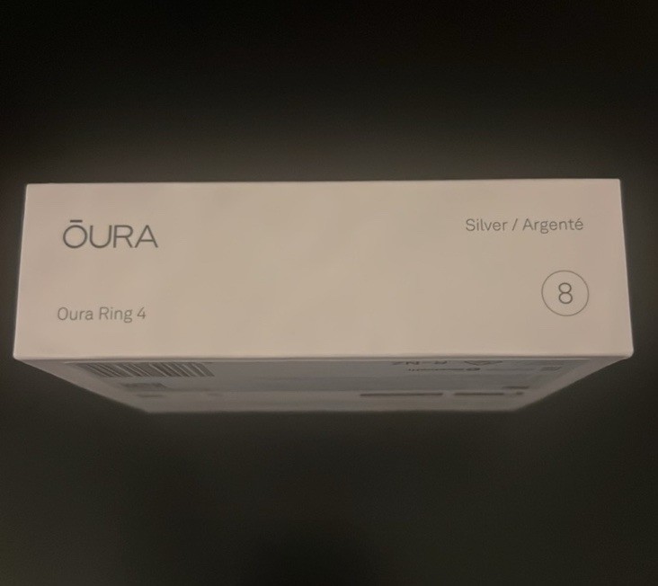 Oura Ring Gen 4 Smart Ring Size 8 Activity Tracker SILVER - New/Sealed!