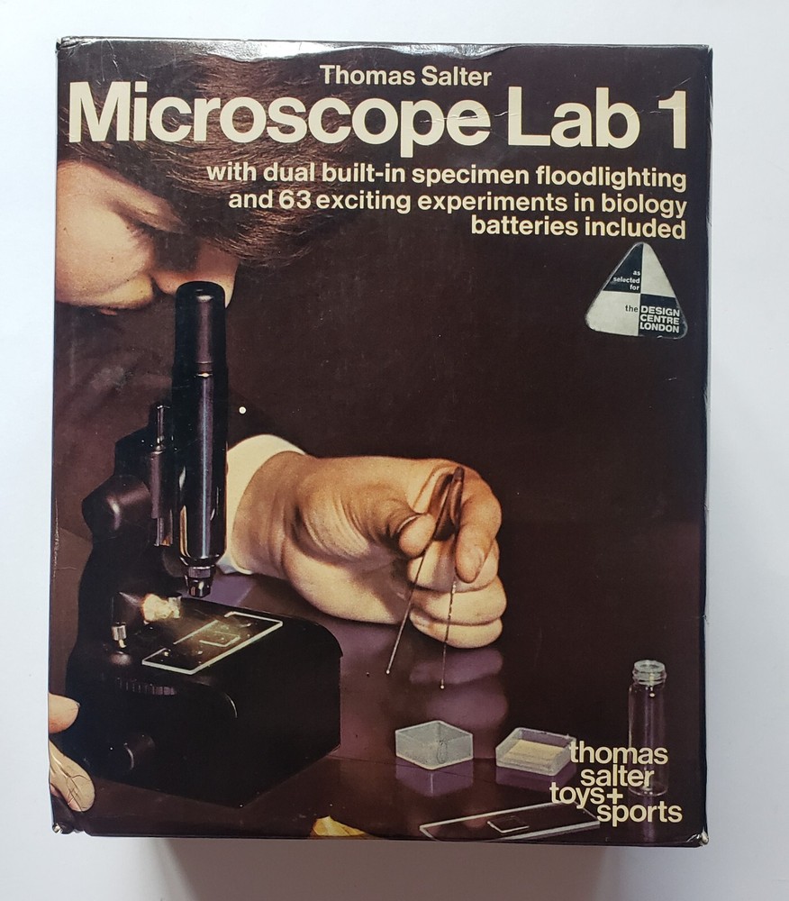 1970s Vintage Microscope Thomas Salter Lab 1