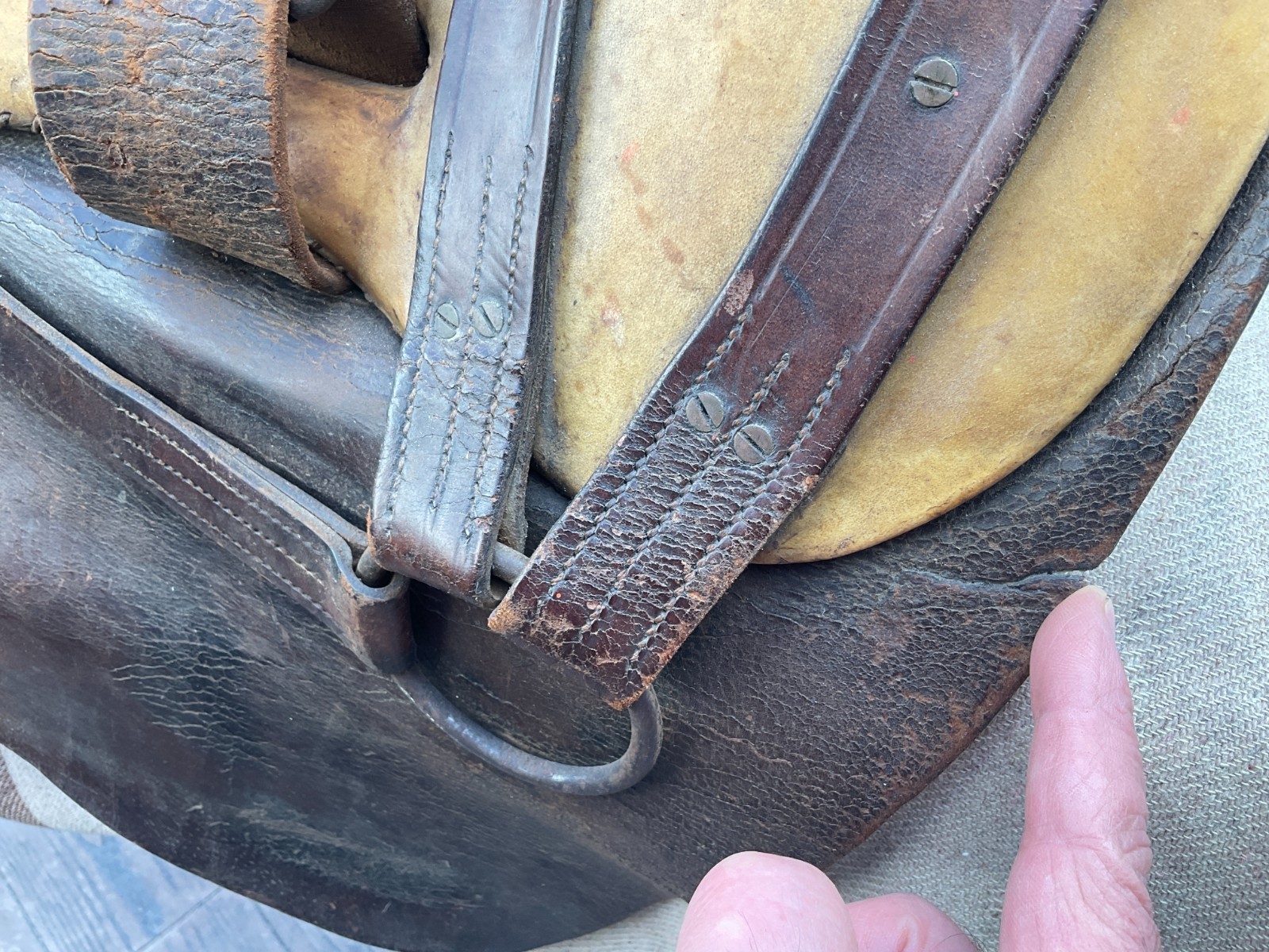 Rare M 1875 Indian Wars Antique 1860s 1870s Wagon Drivers Saddle Civil War