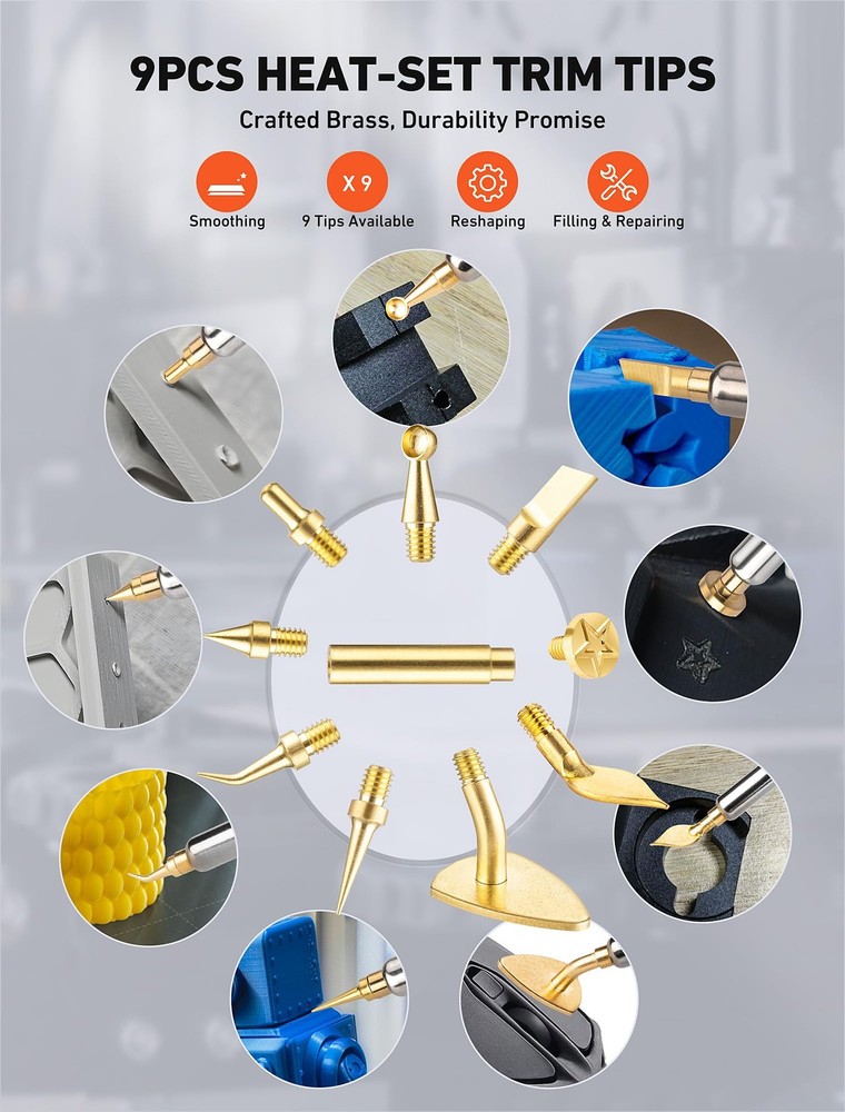 21-in-1 3D Printer Smoothing Tool Kit, 80W LCD Digital Adjustable...