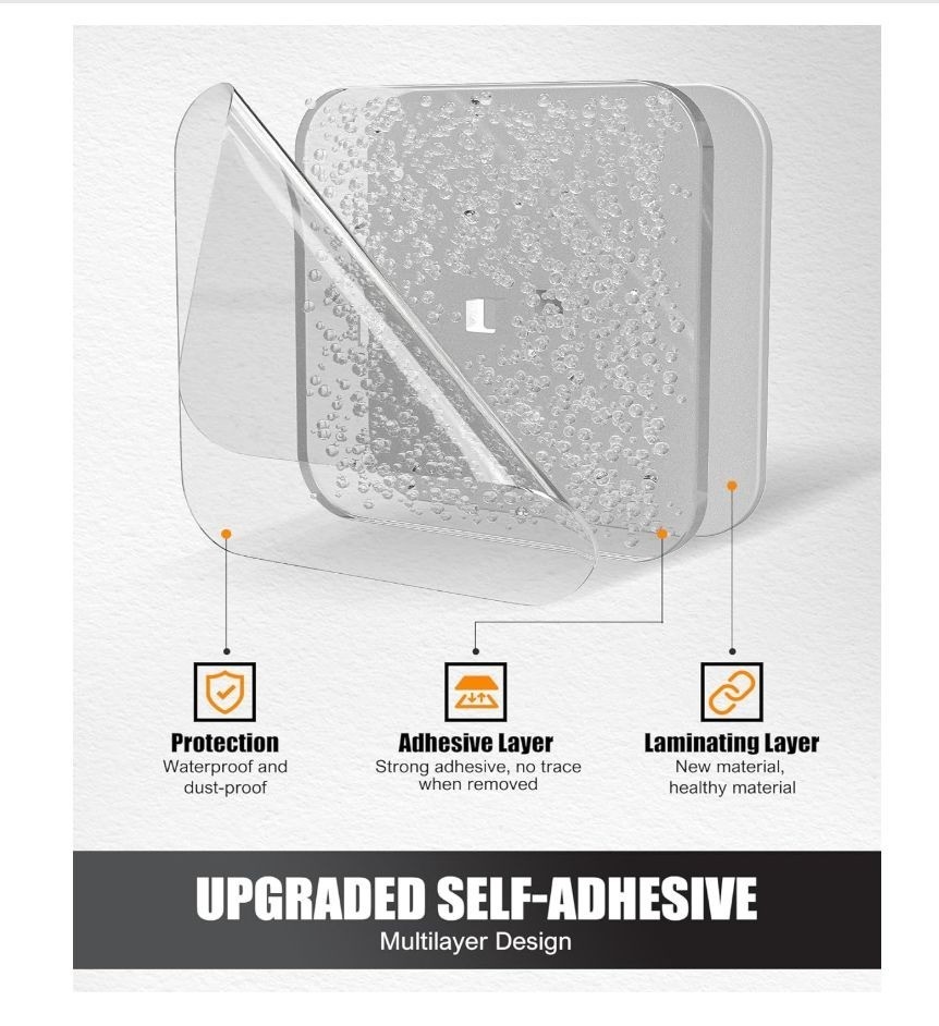 Haikopoon Extra Strong Adhesive Hat Rack(6pcs)-Space-Saving Baseball Hat Rack-Tw