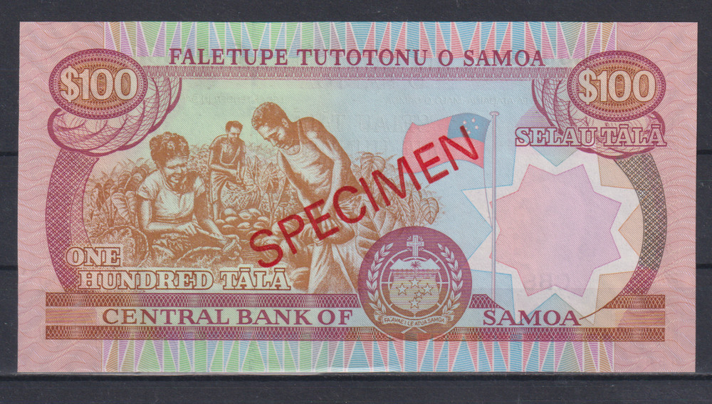 Samoa 100 Tala 2006 Specimen UNC &551