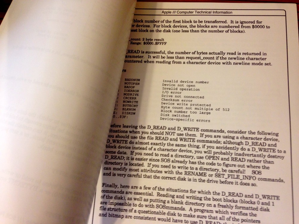 Undocumented Apple / SOS Features / Apple III Home Computers