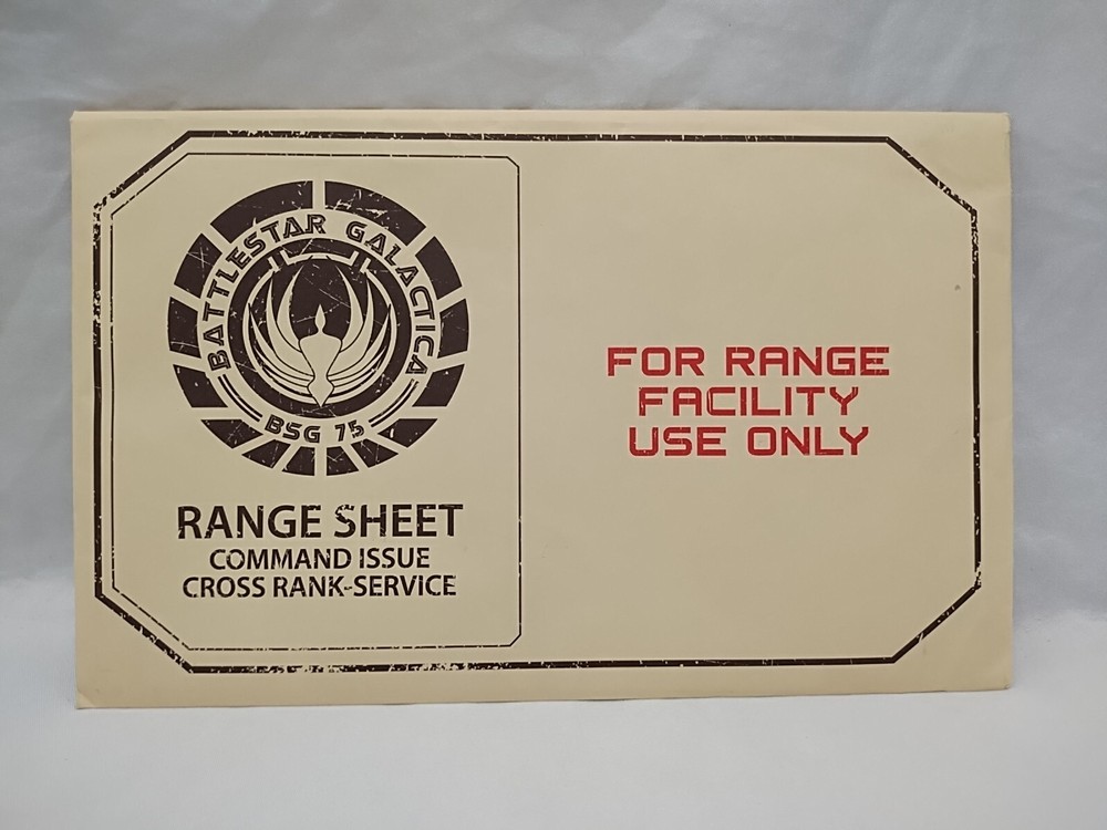 Battlestar Galactica Range Sheet (2) Posters Loot Crate Exclusive