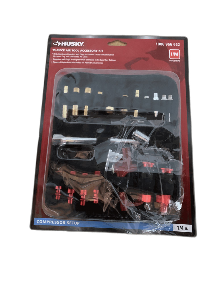 Husky Air Accessory Kit with Case (19-Piece)
