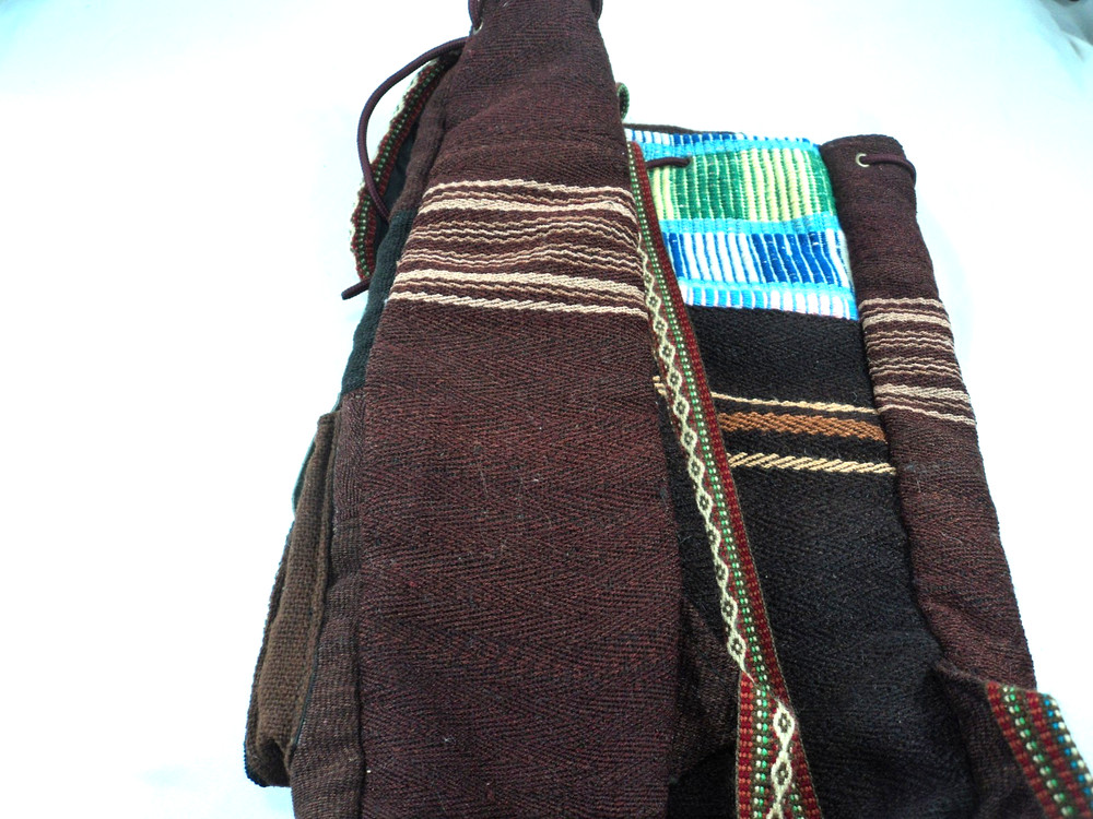 Traditional Peruvian Hand Woven Tribal Backpack
