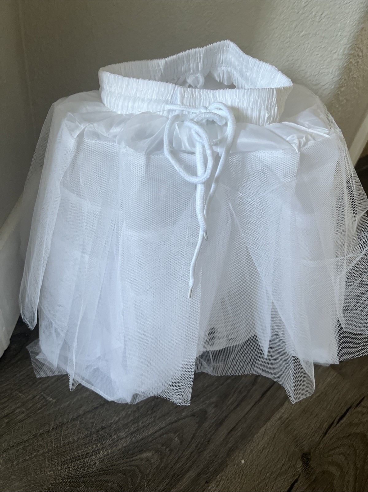 A Line White Petticoat Toddler Girls Underskirt Slips Crinoline Accessory