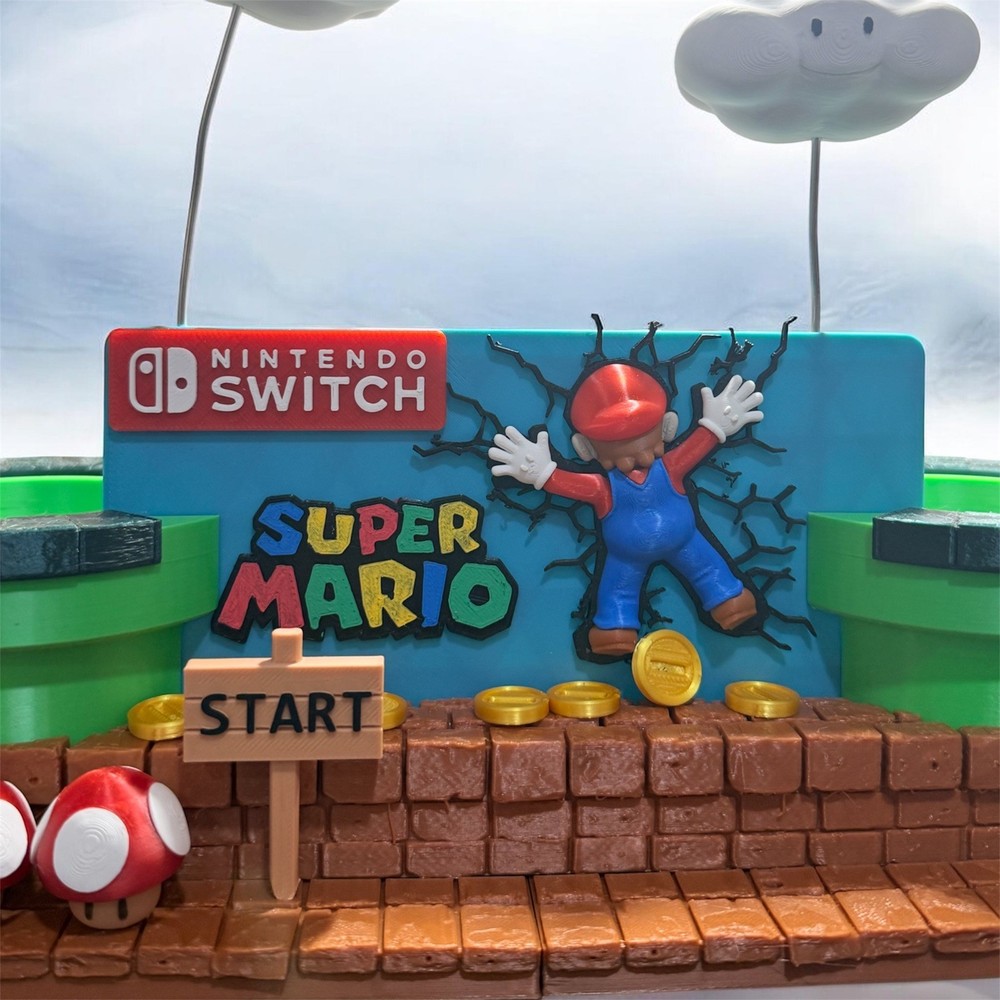 Nintendo Switch 2 Super Mario Style Charging Dock -Unique Design
