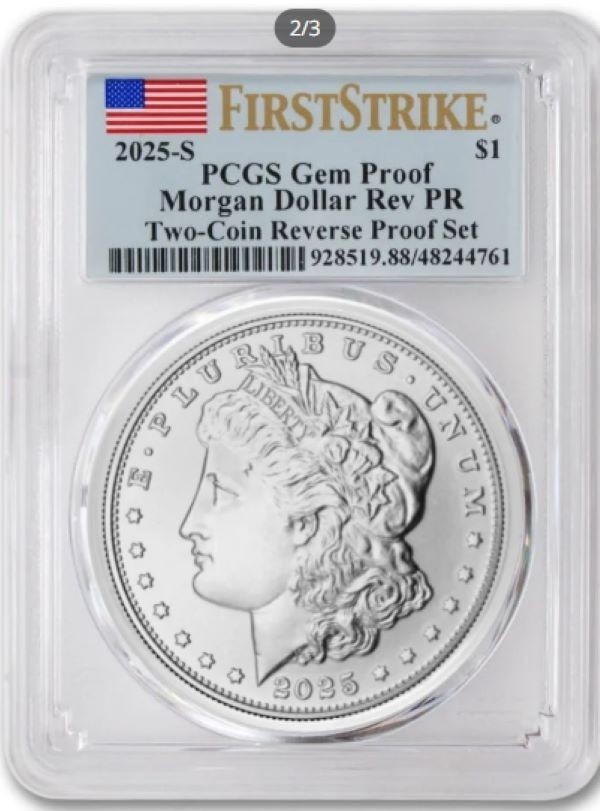 2025-S PCGS Morgan Dollar Reverse Proof Set "First Strike"