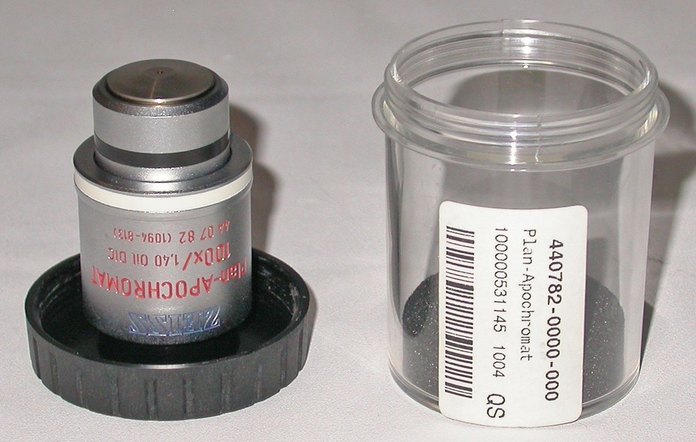 Zeiss Plan Apochromat 100x DIC Objective 1.4 NA - RMS Threads