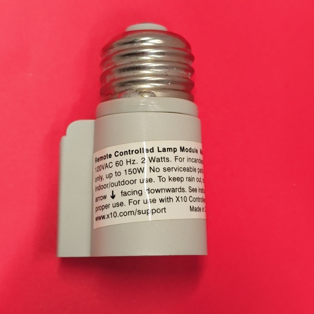 X-10 LM15A Remote Controlled Lamp Module Screw-In Socket Rocket New