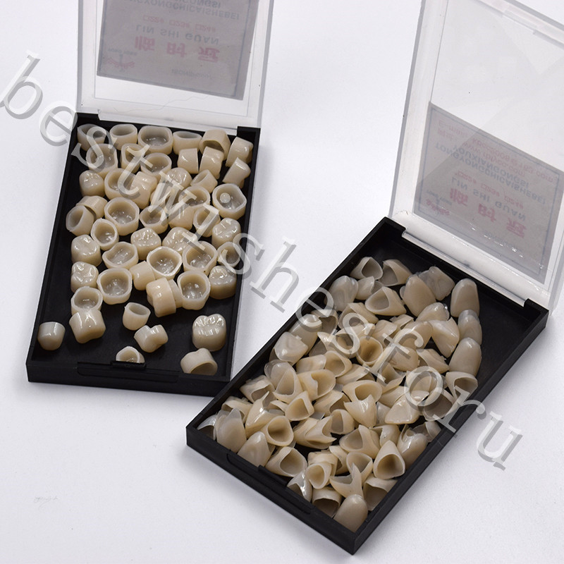 2 Box Dental Temporary Crown Veneers Material Anterior Front + Back Molar Teeth
