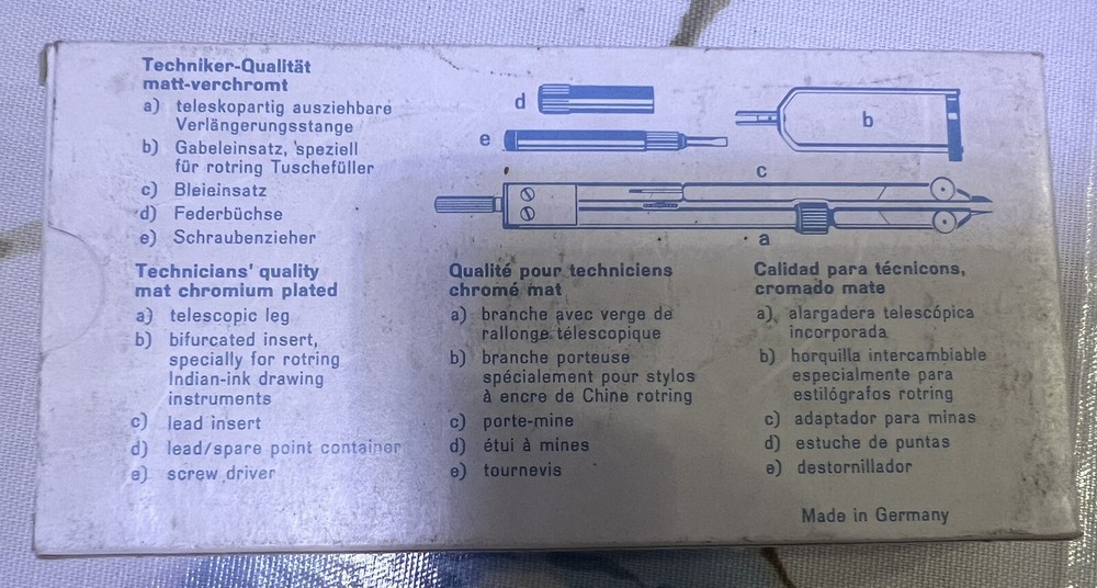 Rotring Techniker - Zirket RT 04 compass