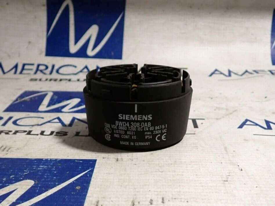 Siemens 8WD4 308-0AB Terminal Element For Surface Or Bracket Mounting