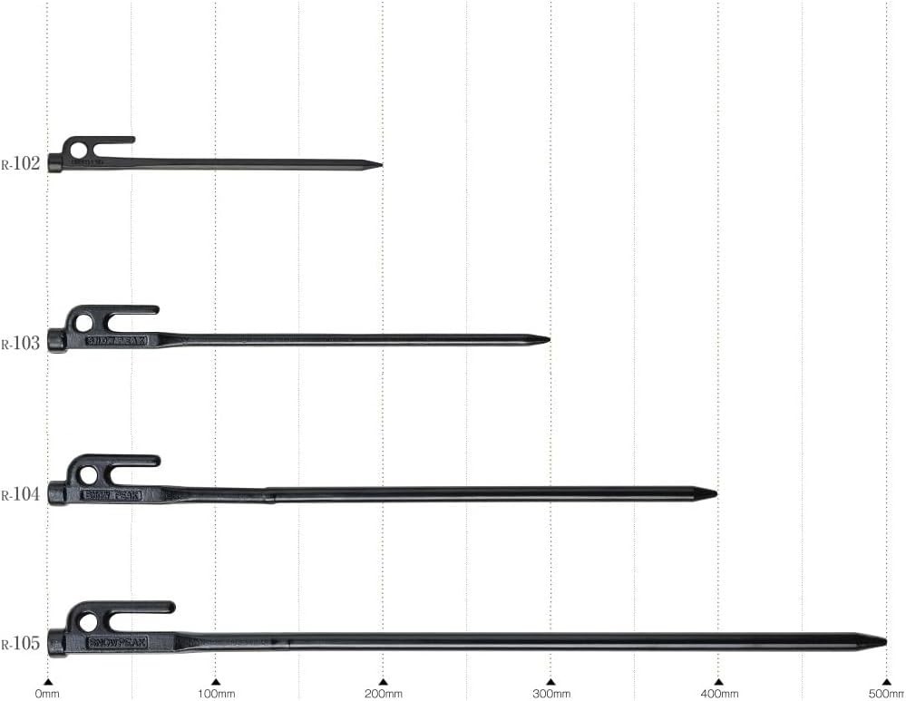 Snowpeak Solid Stakes30 6 Piece R-103-1