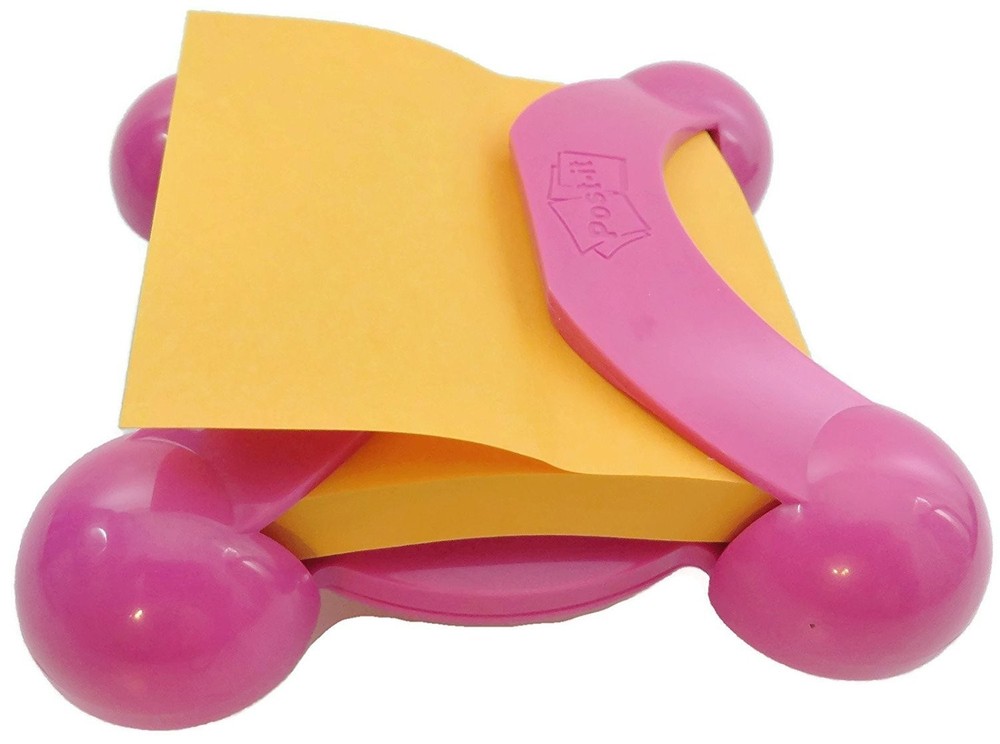 Post-it Pop-up Notes Dispenser for 3 x 3-Inch Notes, Pink with Notes from The...