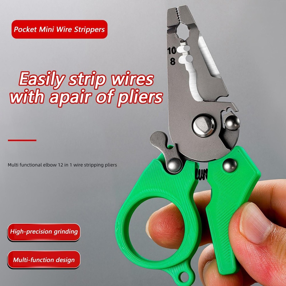 Wire Stripper Multi-function Mini Wire Stripper Cutter Tool for Electrical