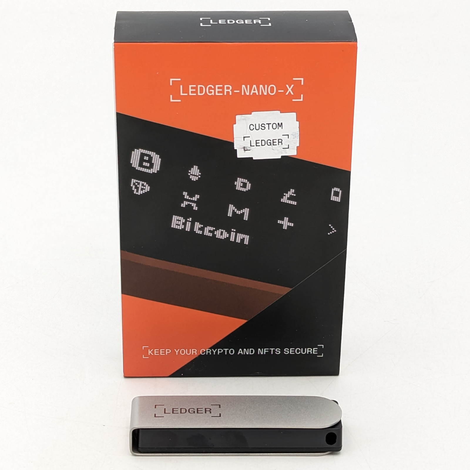 Ledger Nano X Cryptocurrency Hardware Wallet Onyx Black *PERSONALIZED*